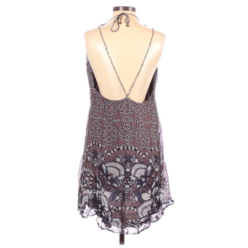 Jetset Diaries La Cucaracha Mini Trapeze Dress Grey Purple TJD Revolve - Picture 8 of 8